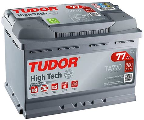 baterie auto tudor high-tech 77 ah ta770